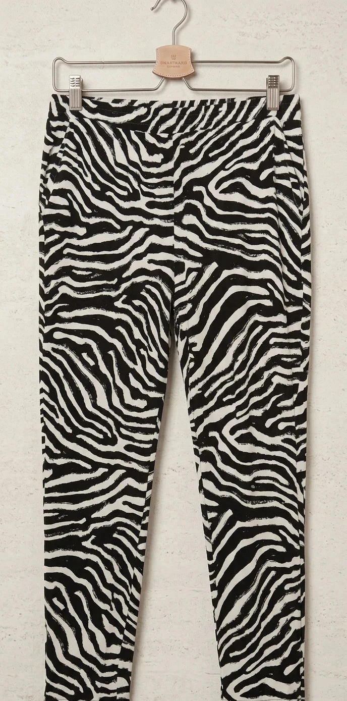 Pantalon fluide pour femme, de style décontracté, zèbré, taille XL, Marque H&M